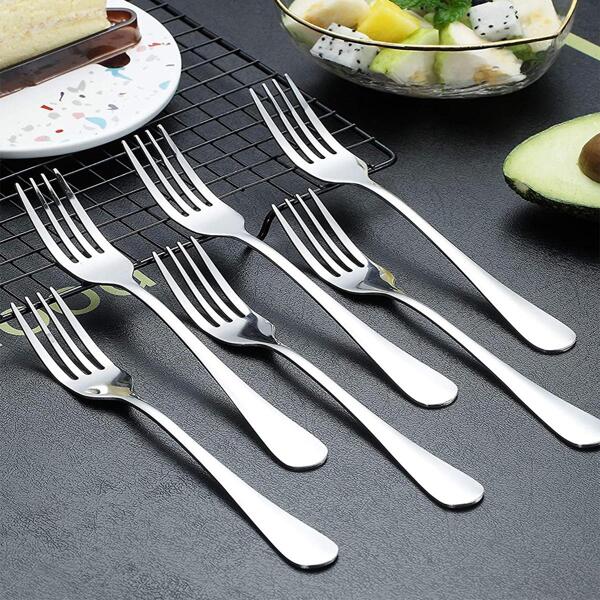 6pcs Stainless Steel Fork Christmas Gift,School Supplies