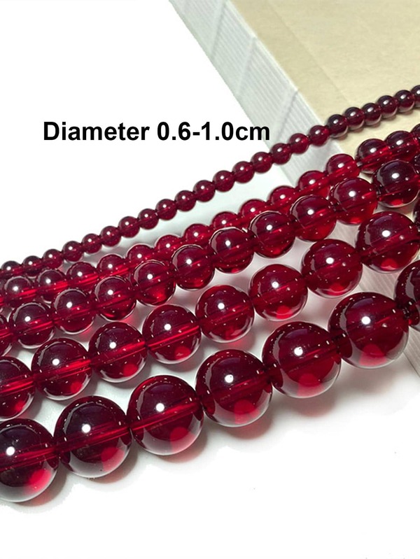 6/8/10mm Fashionable Glass DIY Bead For Women For DIY Jewelry Making