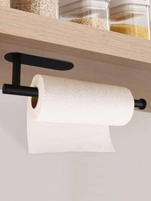 1入組不銹鋼紙巾架 - 黑色 - 查看 5