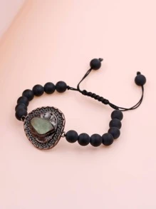 1 Phong Cách Bohemian Pha Lê Nhân Tạo Trang Trí Đá Chuỗi Hạt Vòng Tay Cho Nam Trang Trí Hàng Ngày - Đồng - Xem 1