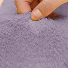 1 chiếc gối đệm hình hoa, gối mềm mại hình cánh hoa dễ thương dùng để trang trí ghế sofa tại nhà, trang trí hàng ngày - Màu tím - Xem 4