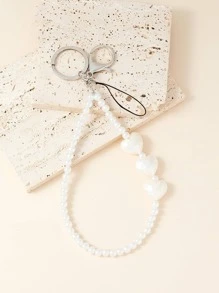 女士鑰匙圈&鑰匙扣 - 白色 - 查看 2