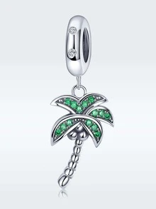 ESBERRY 1入組夏季酪梨創意 DIY 吊墜女手鍊和手鐲 s925 純銀精美珠寶製作 - 銀色 - 查看 4