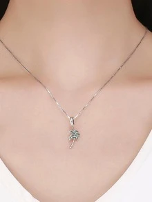 ESBERRY 1入組夏季酪梨創意 DIY 吊墜女手鍊和手鐲 s925 純銀精美珠寶製作 - 銀色 - 查看 7