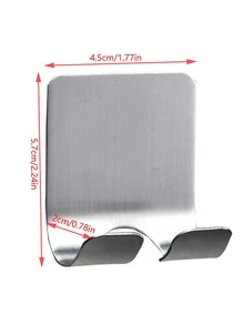 1入組不銹鋼剃鬚刀架 - 銀色 - 查看 4