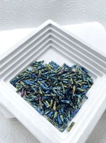 1入組扭結幾何玻璃釘珠DIY首飾配件 - 彩色 - 查看 1