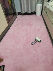 12pcs Solid Color Rug, Modern EVA Anti-slip Bedroom Rug For Home - Pink - View 6