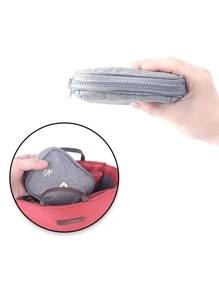 1pc Portable Medical Bag, First Aid Kit For Outdoor Activities, Medicine Storage Bag For Home - Grey - View 4