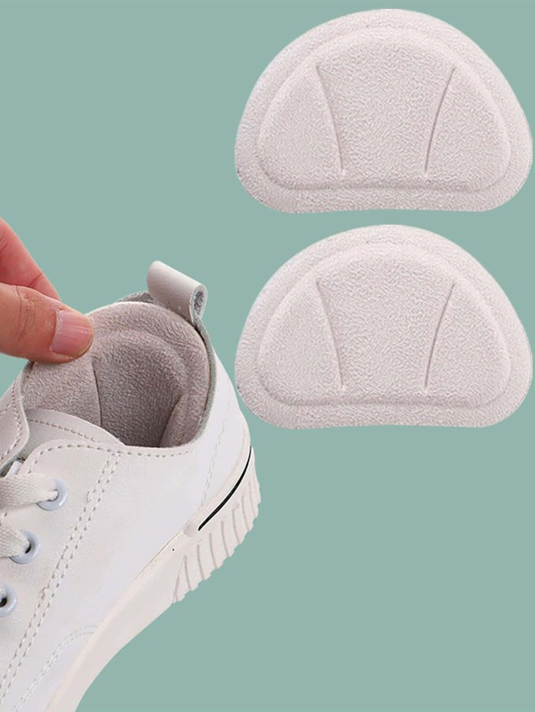 زوج من جبرات الكعب الكاذبة من الصوف ، بطانات كعب الحذاء المنعمة والمطبقية ، مملأت حذاء لاصقة قابلة للتعديل لمنع انزلاق الأحذية