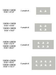 1pc Hollow Out Tassel Decor Outdoor Picnic Mat - Beige - View 9