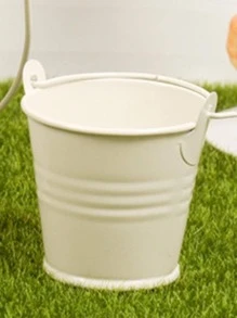 1 lọ hoa màu trơn - trắng - Xem 1