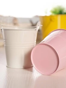 1 lọ hoa màu trơn - trắng - Xem 5