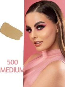FASHIONITY Makeup Medium Coverage Liquid Foundation SPF 15 | Easy Cover Pink Up - Beige - View 2