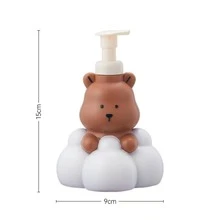1pc Bear Shaped Soap Dispenser - Coffee Brown - View 6