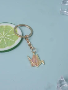 千紙鶴吊墜鑰匙圈 - 彩色 - 查看 1