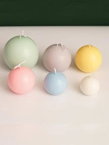 1 PMMA Khuôn Silicon, Thiết Kế Bóng Hiện Đại Nến Khuôn Silicon Cho Thủ Công - trắng - Xem 2