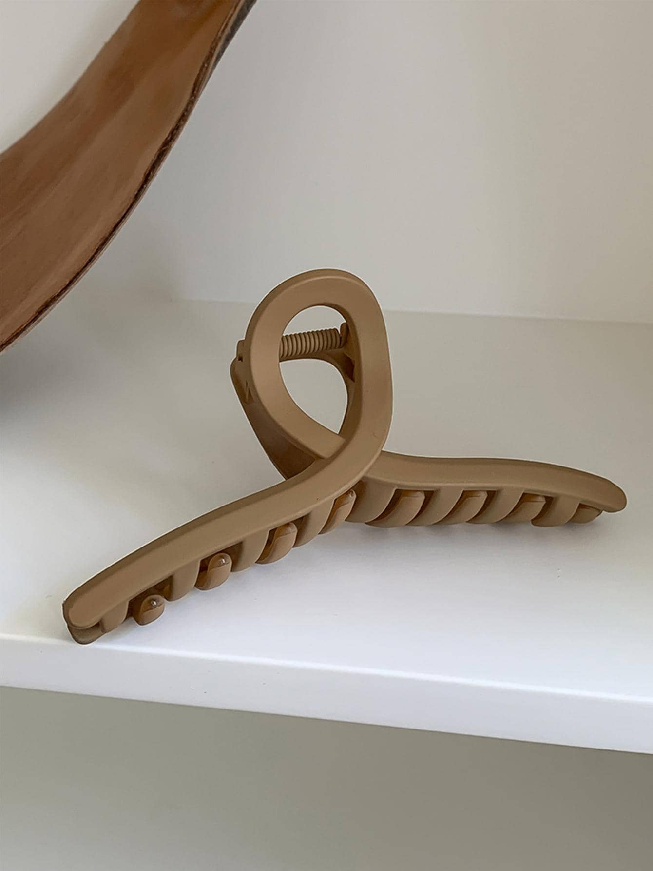 1pc Women Solid Casual Hair Claw For Daily Life