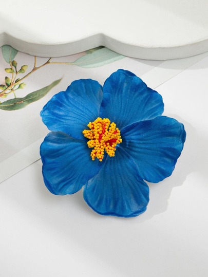 1pc Women Flower Decor Fashion Alligator Hair Clip For Hair Decoration Boho Valentine's Day Valentines Claw Clips Hair Claws Hair Barrettes, School Stuff, Hairpin, Accessories, Head Accessories