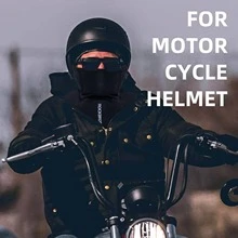 Máscara Balaclava ROCKBROS protectora contra el sol y los rayos UV con protección cuello para hombres, máscara para motocicleta a prueba de viento y transpirable para esquí - Negro - Ver 6