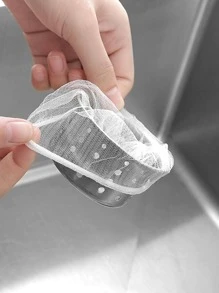 30入組/套滌綸和氨綸濾網網袋，現代廚房用手持式白色食品篩網 - 白色 - 查看 7