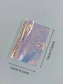 1入組A6亮片細節文件袋 - 彩色 - 查看 3