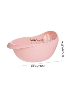 1入組素色塑膠洗臉盆