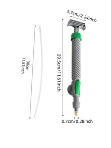 1入組高壓力手動噴霧器帶可調節嘴 - 灰色 - 查看 2