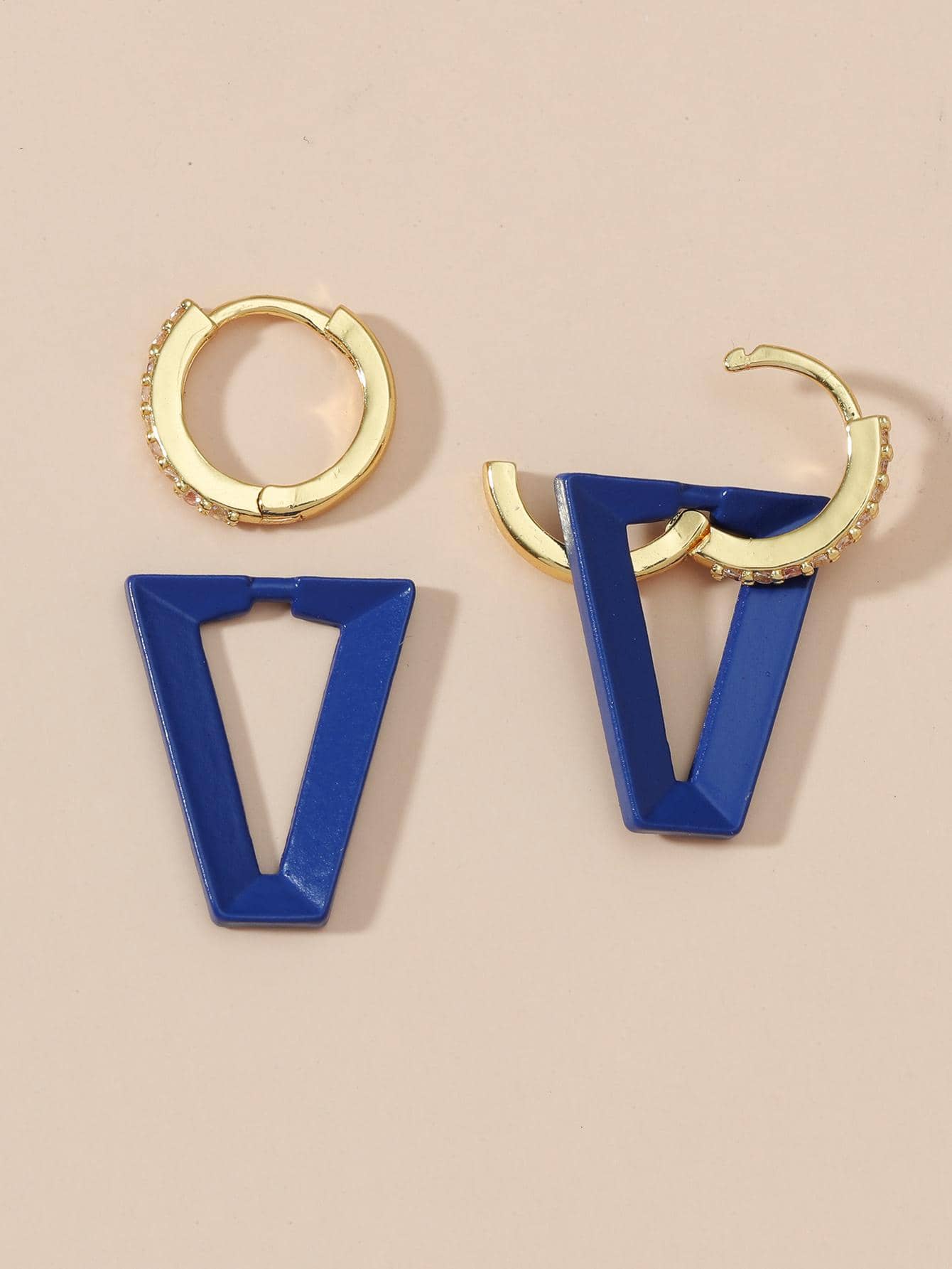 Orecchini Pendenti Lunghi A Goccia Con Strass – Blu – Gioielli Eleganti Per Donne E Ragazze – Idea Regalo - 5