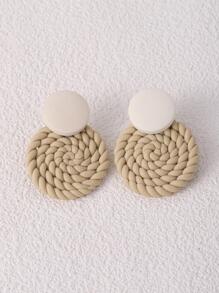 Pendientes largos redondos
