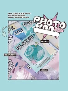 Waka Waka 1pack Cake Letter Graphic Notebook - Pink - View 6