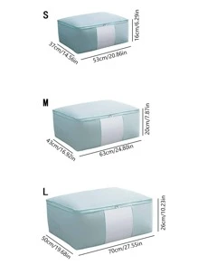 Túi lưu trữ có thể Gập lại - Màu xanh lam - Xem 2