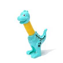 1pc Random Color Plastic Decompression Toy, Creative Giraffe & Dinosaur Design Foldable Tricky Toy For Kids