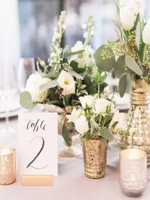 5pcs Wooden Card Holder, Simple Place Card Holder For Party - Apricot - View 6