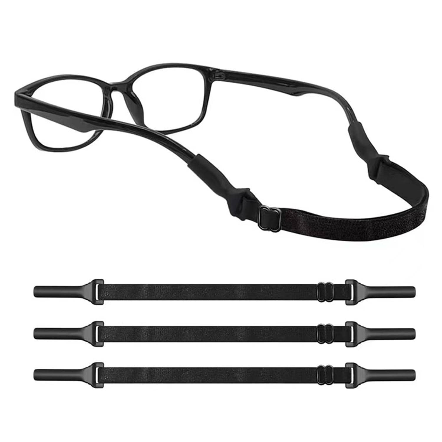 4pcs Minimalist Solid Glasses Rope Glasses Accessories For Women