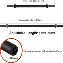 4pcs Minimalist Solid Glasses Rope Glasses Accessories For Women