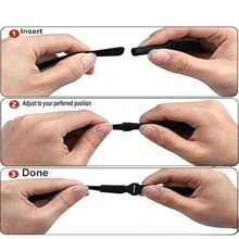 4pcs Minimalist Solid Glasses Rope Glasses Accessories For Women