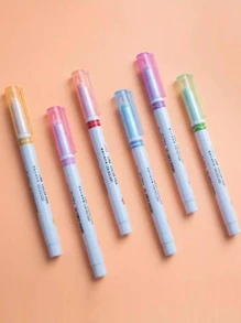 6入組多功能螢光筆 - 彩色 - 查看 4