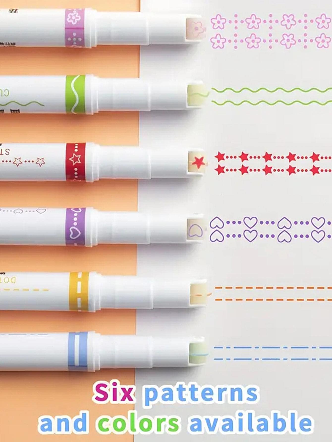 6入組多功能螢光筆 - 彩色 - 查看 1