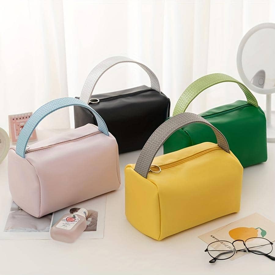 1 Peça Bolsa de Armazenamento de Viagem Portátil e À Prova d'Água, Bolsa de Armazenamento com Design de Alça Superior Escandinavo para Casa, Viagem, Exterior, Vibes Boho