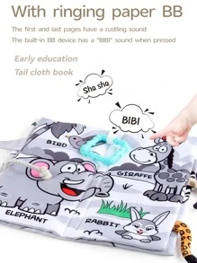 1 Vải Không dệt Đuôi Sách Vải Hiện Đại Bò & Thư Đồ Họa Giáo Dục Nhận Biết Đọc Đồ Chơi Cho Bé - Nhiều màu - Xem 4