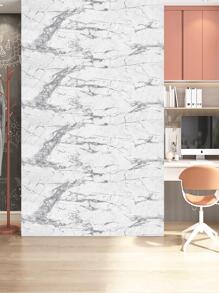 10pcs Marble Pattern Wall Tile Sticker, Modern Marble Pattern Peel And Stick Backsplash Tile For Home Decoration - Multicolor - View 4