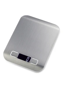 1 pieza Escala electrónica de acero inoxidable digital cocina moderno para cocina - Plateado - Ver 1