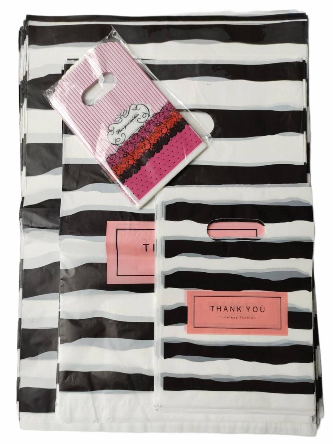 150 Bolsas Tipo Boutique + 50 pzs mini de regalo - Multicolor - Ver 1