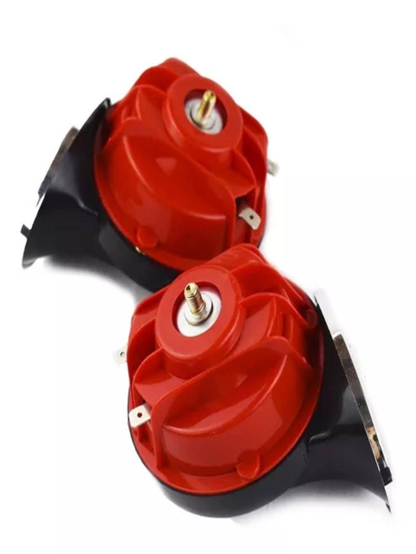 Claxon Doble Tono Rejilla Caracol Universal Rojo - Rojo - Ver 1