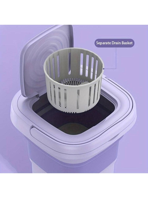 1pc ABS Washing Machine, Modern Automatic Handheld Portable Mini Washer