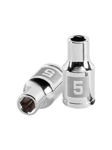 5mm 6-Point Socket 1/4" Drive  D-1405-M - A - 查看 1