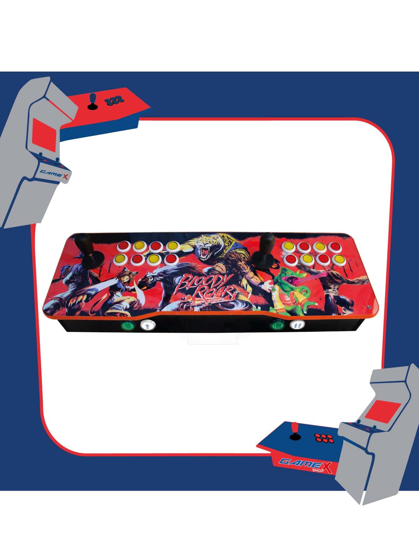 Tablero Arcade 2 Jugadores con 48 Mil Juegos GameX Shop - Ver 1