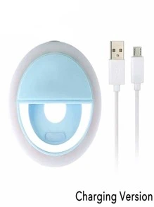 BGD-1551 Portable LED Ring Light Hoop For Phone Dimmable Selfie - Blue - View 1
