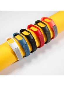 SMART WATCH MX Nylon And Silicone Tpu Sport Extensible Strap Xiaom Mi Band 6, 5, 4, 3 And Amazfit Band 5 - 彩色 - 查看 4
