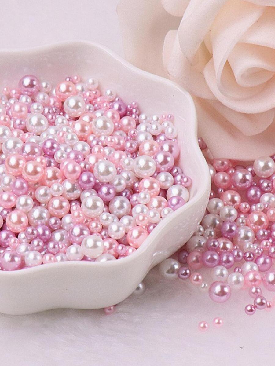 150顆人造珍珠設計裝飾珠，現代撞色家用塑料珠 - 彩色 - 查看 1